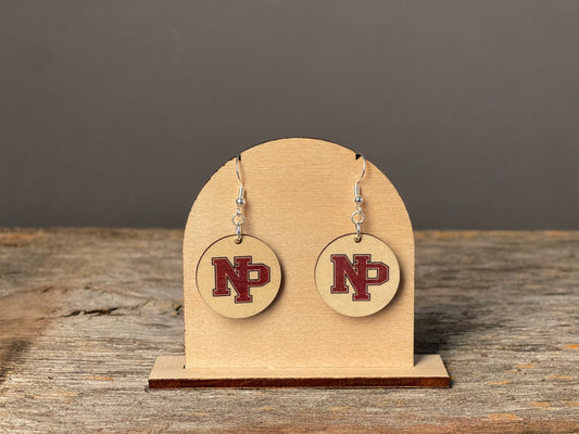 New Prague "NP" Dangle earrings